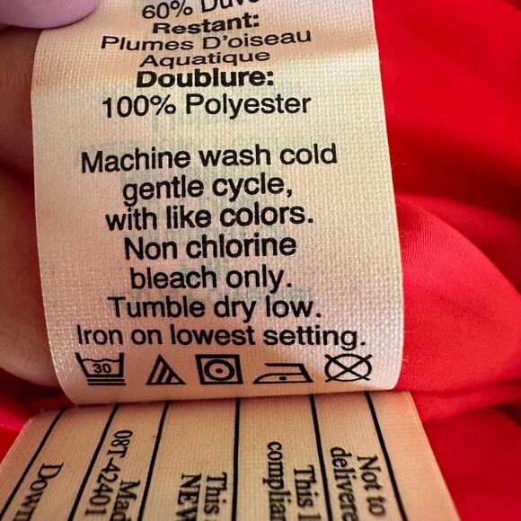 J. Crew Quilted Down Excursion Vest Puffer Lightweight Bohemian Red Women's XS - Picture 8 of 13